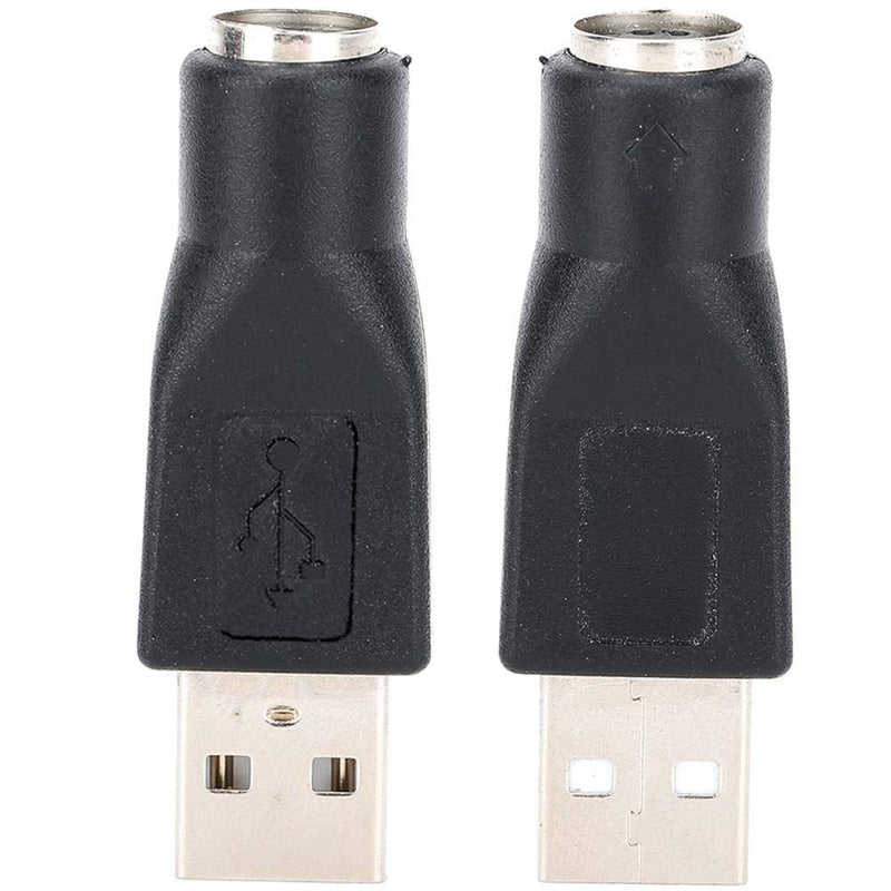 [Australia - AusPower] - 5pcs PS/2 Keyboard/Mouse to USB Converter Adapters USB Male to for PS/2 Female Adapter Converter No Driver for Keyboard Mouse with PS/2 Interface 