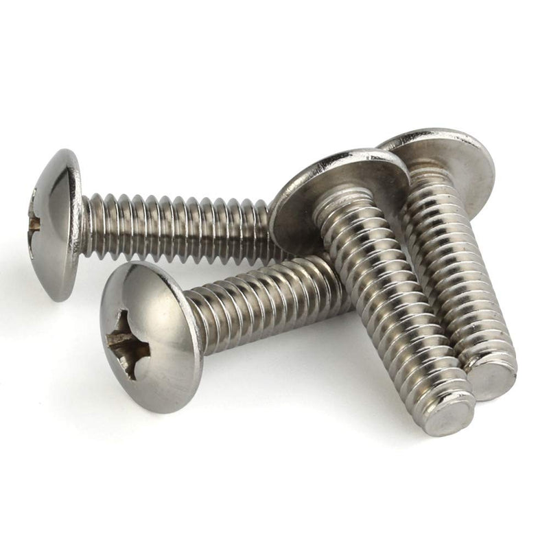 [Australia - AusPower] - M6-1.0 x 12mm Truss Head Phillips Machine Screws, Full Thread, 18-8 Stainless Steel, Quantity 25 M6-1.00 x 12MM (25 PCS) 