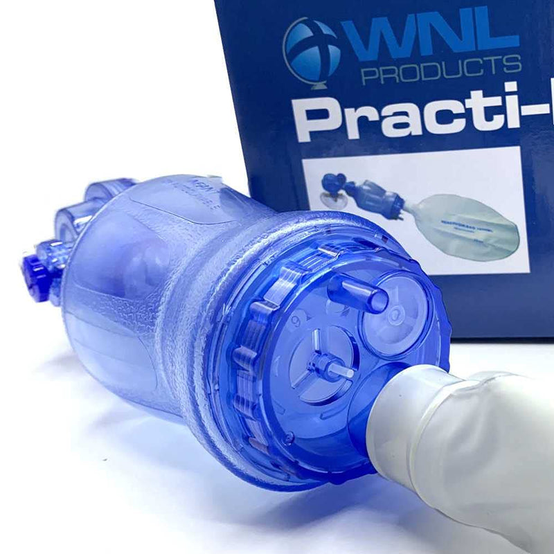 [Australia - AusPower] - WNL Products 5000IBVM-SINGLE Practi-Mask BVM Infant CPR Training Mask Includes 1 Infant CPR Training Practi-Mask, 1 Infant Bag Valve Squeeze Bag, 1 Reservoir Bag (Single - Infant) 