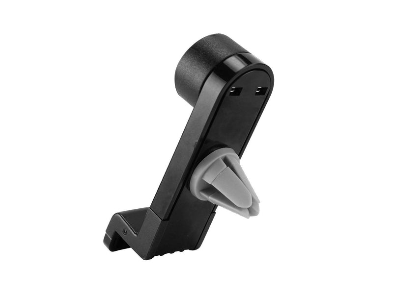 [Australia - AusPower] - Universal Cell Phone Holder – Car Air Vent Phone Mount – Adjustable Stand for iPhone 13 Pro Max Mini 12 SE Galaxy S21 S20 S10 Note20 – Fits Any Device Up To 3.5 Inches Wide (black) 