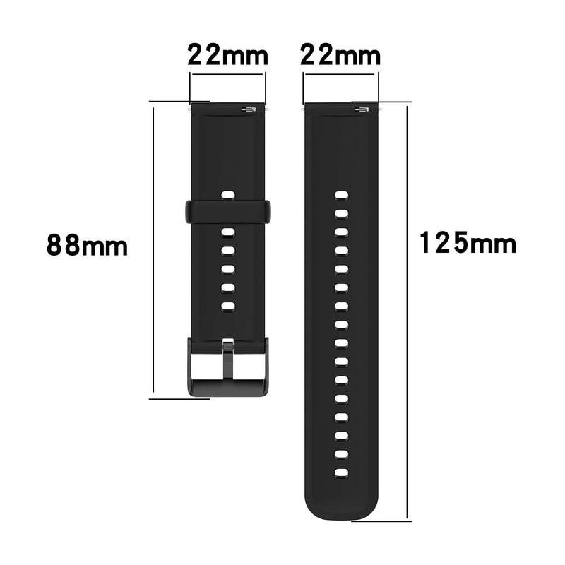 [Australia - AusPower] - Chofit Compatible with Huawei Watch GT 2 Pro/Watch GT2 46mm/GT 2e/Watch 3/Watch 3 pro Bands,22MM Silicone Replacement Wrist Band Strap for Huawei Watch GT2 pro 