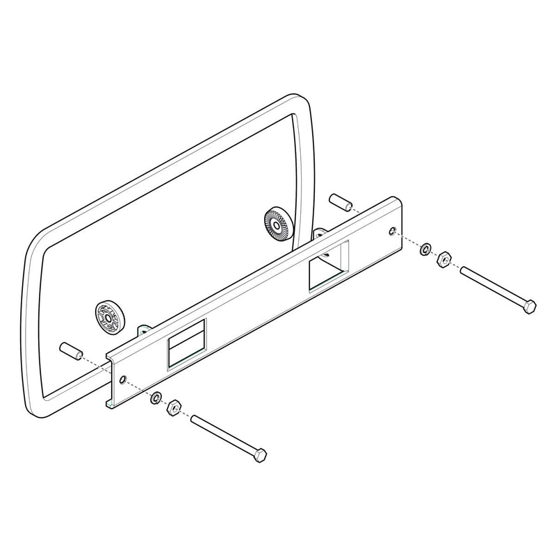 [Australia - AusPower] - Humminbird 740174-1 IDMK H7R Reinforced in-Dash Mounting Kit for Helix 7 Models HELIX 7 Kit 
