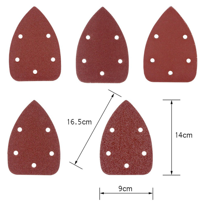 [Australia - AusPower] - Coceca Mouse Detail Sander Sandpaper Sanding Paper Assorted 35pcs 120Grits & 15pcs 240Grits Mouse Sandpaper 50pcs: 35pcs 120grit+15pcs 240grit 