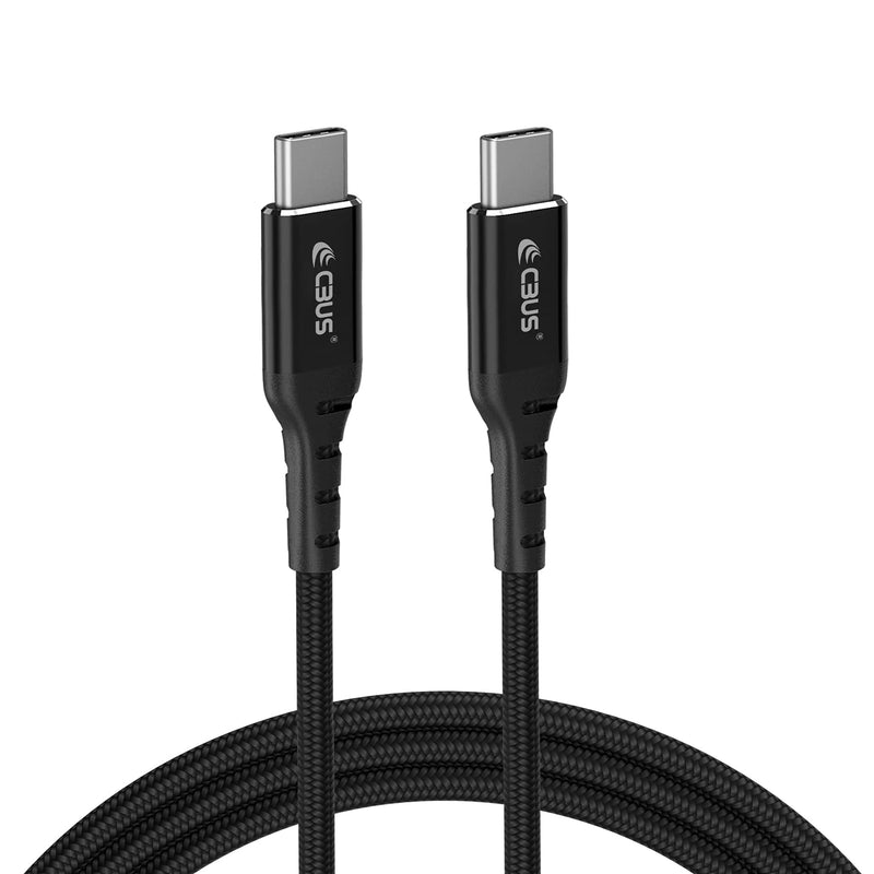 [Australia - AusPower] - CBUS 20W Fast Charger + 10ft Braided Cable for Motorola One 5G, One 5G Ace, Edge+, Moto G Stylus, Moto G Play, Moto G Power (2020, 2021), Moto G Fast, Moto G8+, One Action (Black) 