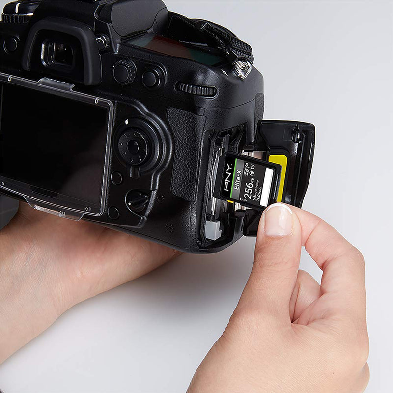 [Australia - AusPower] - PNY 256GB Elite-X Class 10 U3 V30 SDXC Flash Memory Card - 100MB/s, Class 10, U3, V30, 4K UHD, Full HD, UHS-I, Full Size SD 