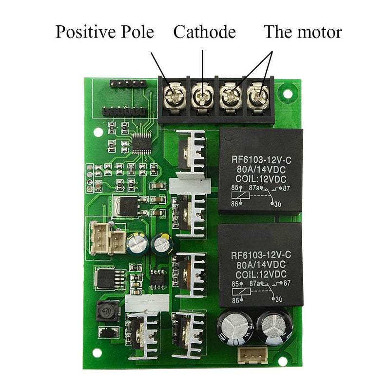 [Australia - AusPower] - WMYCONGCONG Motor Speed Controller DC 10-55V 40A DC Motor Speed Controller with CW CCW Reversible Switch Adjustable Potentiometer and Digital Display 