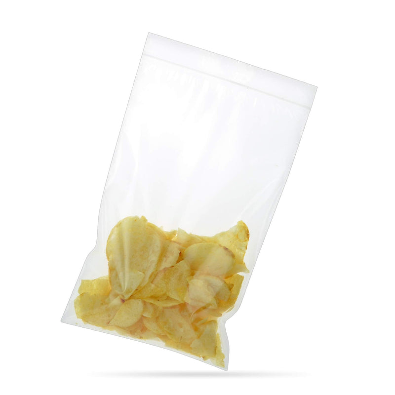 [Australia - AusPower] - Zip Bags Clear Plastic With Zipper Seal - By DiRose | Resealable, Strong, Thick, Sturdy, Food Safe | For Organizing, Travel, Shipping, Packaging, and Storage | 5x8 | 100 Pack 5x8 Inch (Pack of 100) 