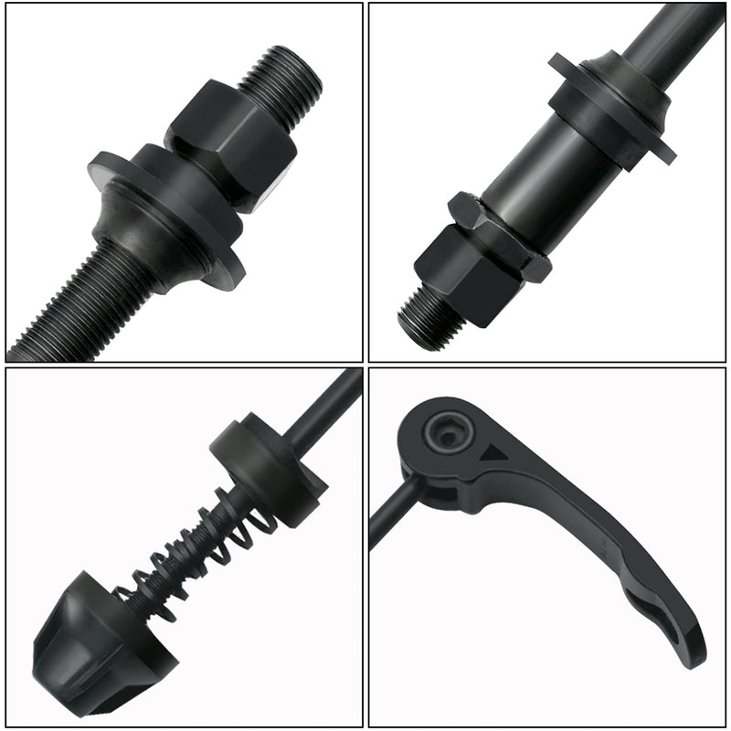 [Australia - AusPower] - AiTuiTui 1 Pair Bike Quick Release Axle Skewer Bicycle Hub Parts, Front & Rear Axle Hollow Shaft Kit Replacement for Road Bike, Mountain Bike, MTB, BMX 