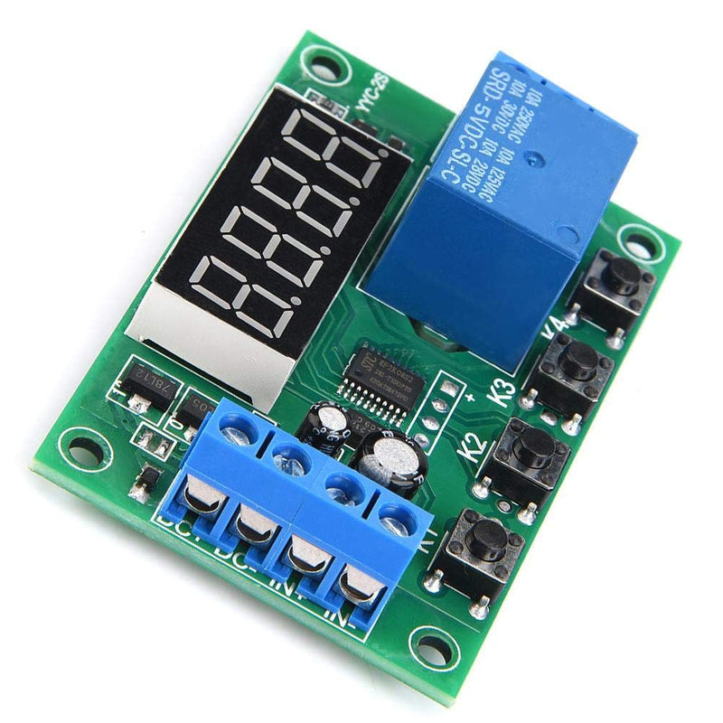 [Australia - AusPower] - Timer Relay, YYC-2S Automation Control Switch Module Adjustable Plastic Relay LED Display for Solenoid Valve, Water Pump, Motor, Light Belt,etc(5V) 