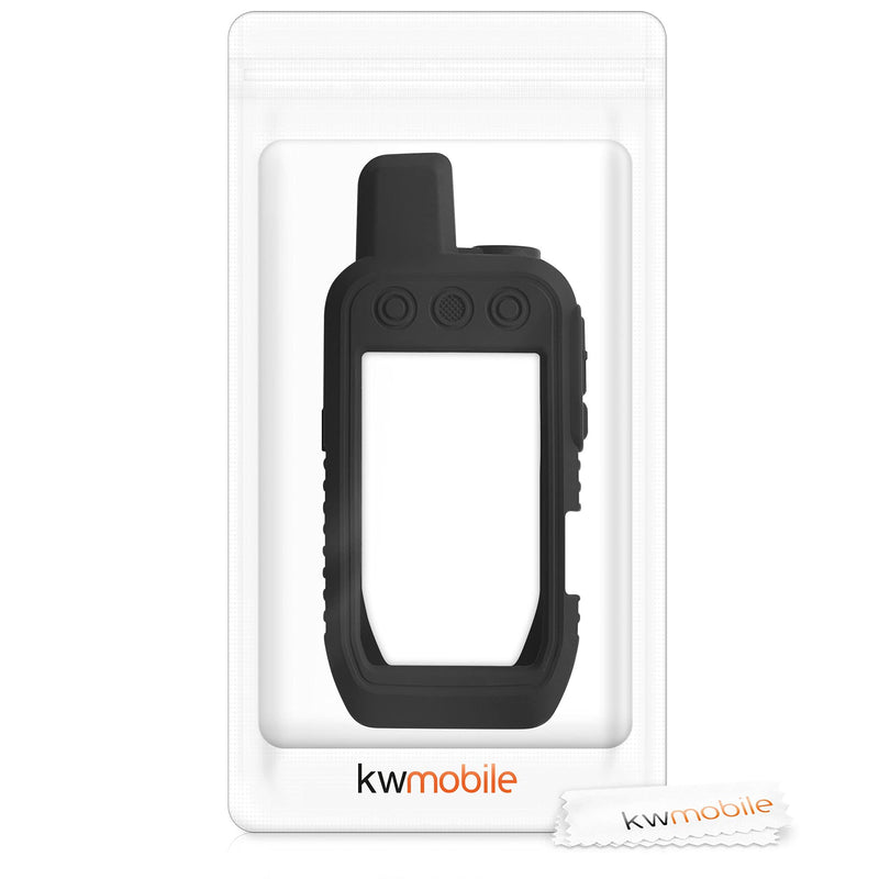 [Australia - AusPower] - kwmobile Case Compatible with Garmin Alpha 200i - GPS Handset Navigation System Soft Silicone Skin Protective Cover - Black 