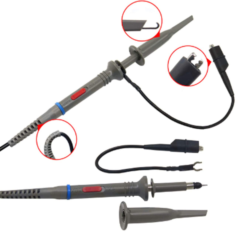 [Australia - AusPower] - RioRand PP150 100 MHz Oscilloscope Clip Probes with Accessory Kit (Pack of 2) 