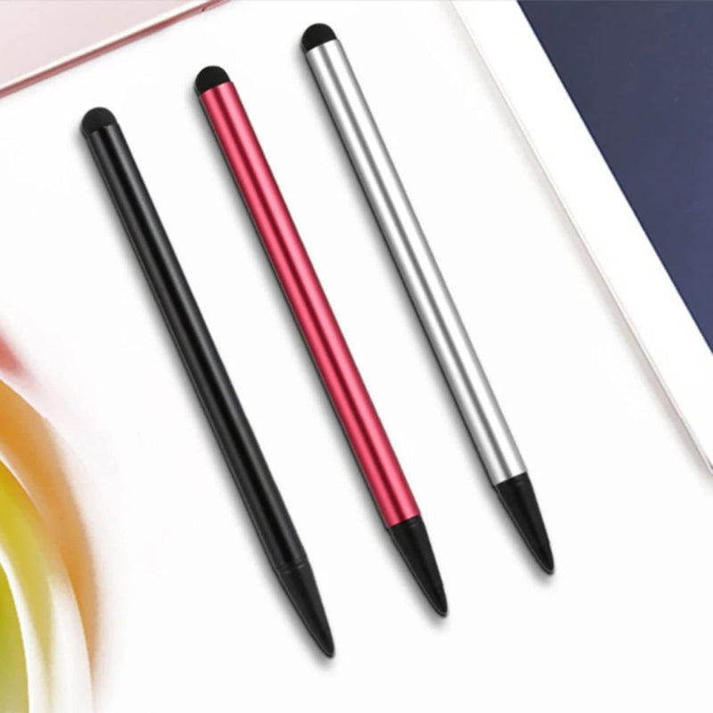 [Australia - AusPower] - Capacitive and Resistive Stylus Pen(3pcs) Universal High Sensitive & Precision Capacitive Disc Tip Touch Screen Pen Stylus, 2 in 1 Touch Screen Pen Fits for iPhone iPad Samsung Tablet Phone PC & Other 