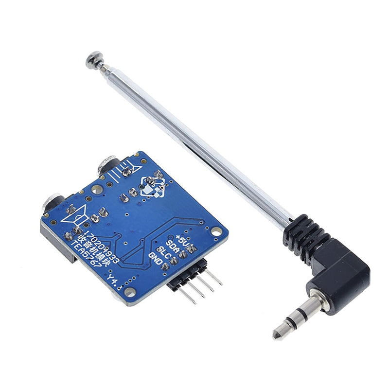 [Australia - AusPower] - 76-108MHZ 5V TEA5767 FM Stereo Radio Module + Cable Antenna 