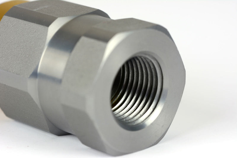 [Australia - AusPower] - TEMCo 1/2" Female NPT Thread 1/2" Body Male Hydraulic Coupler ISO 16028 Flat Face Quick Connect - HF0001 
