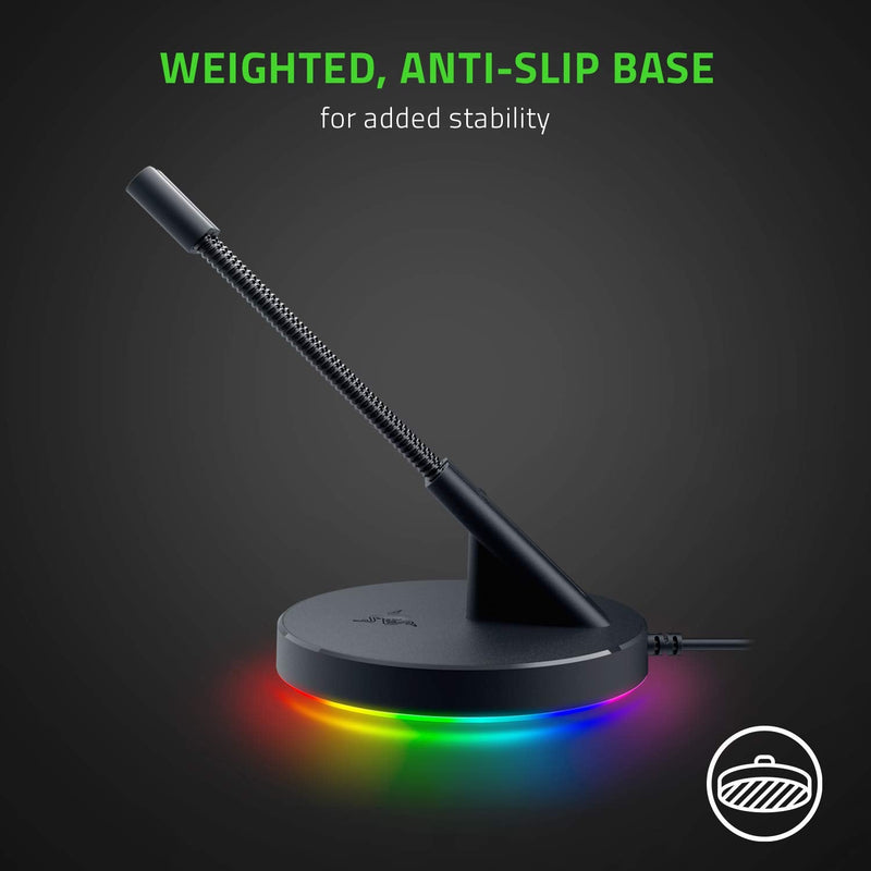 [Australia - AusPower] - Razer Gaming Mouse Bungee V3 Chroma: Drag-Free Wired Mouse Support - for Esports-Level Performance - Weighted Base - Anti-Slip Feet - Classic Black, RC21-01520100-R3U1 