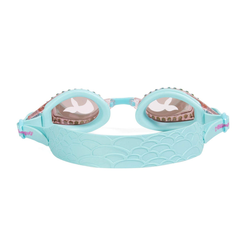 [Australia - AusPower] - Bling 2O Girls Swimming Goggles 8+ - Anti Fog, No Leak, Non Slip, UV Protection Blue Mermaid 