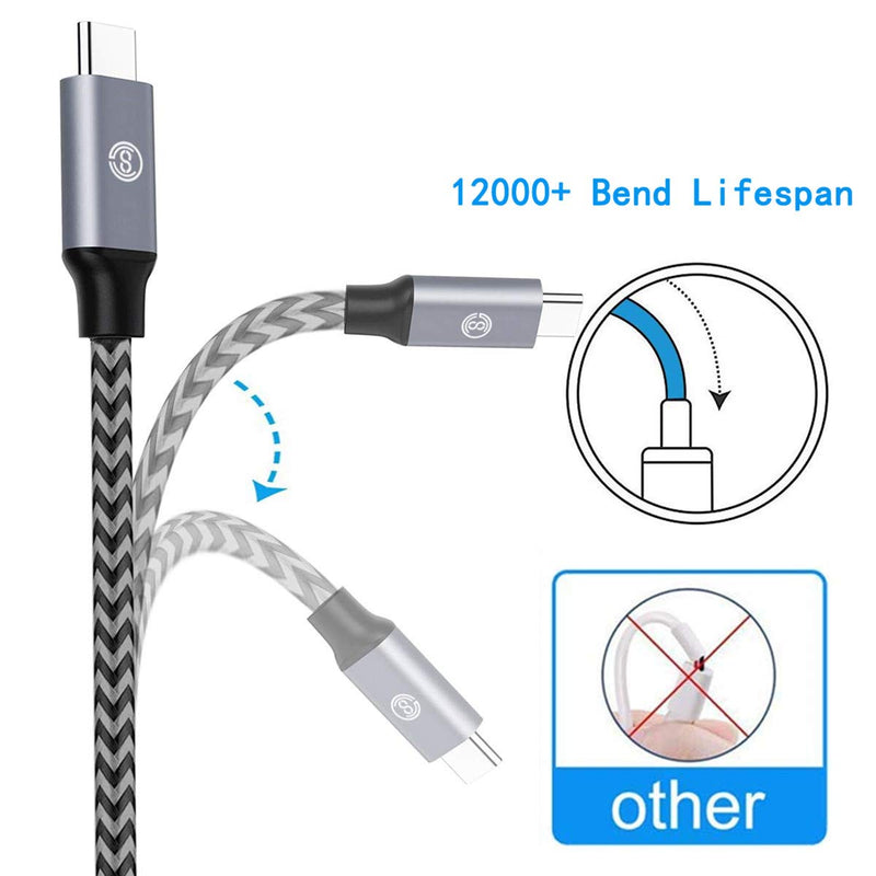 [Australia - AusPower] - USB C Cable,Sharllen [2Pack 3FT] USB 3.1 GEN1 Type C Cable to USB 3.0 A Phone Charger Cable Nylon Braided Fast Charging Cord Data Line Compatible Samsung Galaxy S10/10+ Note9/8 S9/8/8+,LG V30,HTCU11 