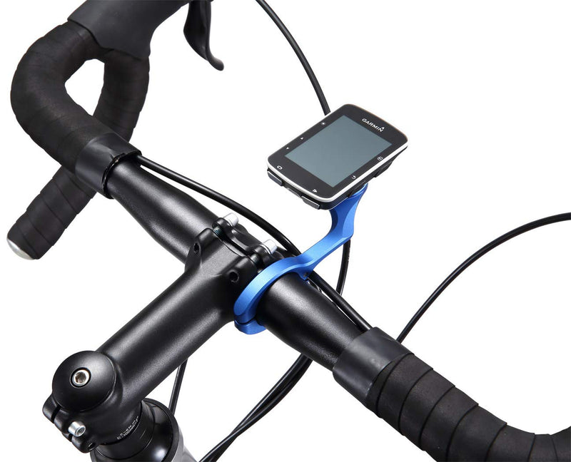 [Australia - AusPower] - Dymoece Aluminium Alloy Out Front Bicycle Computer Combo Handlebar Mount for Garmin Edge 200 500 510 520 800 810 820 1000 1030 and Sport Action Camera,Compatible Handlebar Sizes 31.8mm 25.4mm Black 