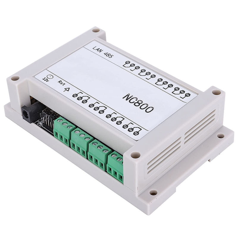 [Australia - AusPower] - AC 10A 8-Channel Ethernet RJ45 Relay Remote Control Board Module TCP/IP Remote Controller Relay Switch with Case(White) 