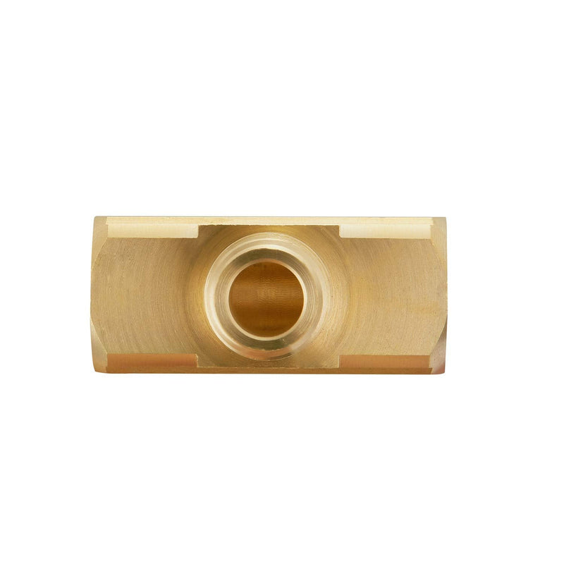 [Australia - AusPower] - Litorange 2 PCS Metals Brass Pipe Fitting Barstock Male Branch Tee T Adapter 1/4" NPT Female x 1/4" NPT Female x 1/4" NPT Male (Pack of 2) 2PCS 1/4" Tee 