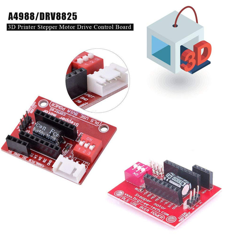 [Australia - AusPower] - Ximimark A4988 DRV8825 3D Printer Stepper Motor Driver Control Extension Shield Board 3Pcs 
