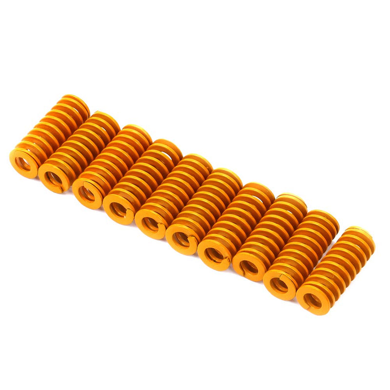 [Australia - AusPower] - FYSETC 3D Printer Motherboard Accessories 0.31 in OD 0.78 in Length Compression Springs Light Load for Creality CR-10 10S S4 Ender 3 Heatbed Springs Bottom Connect Leveling - 10 Pack 