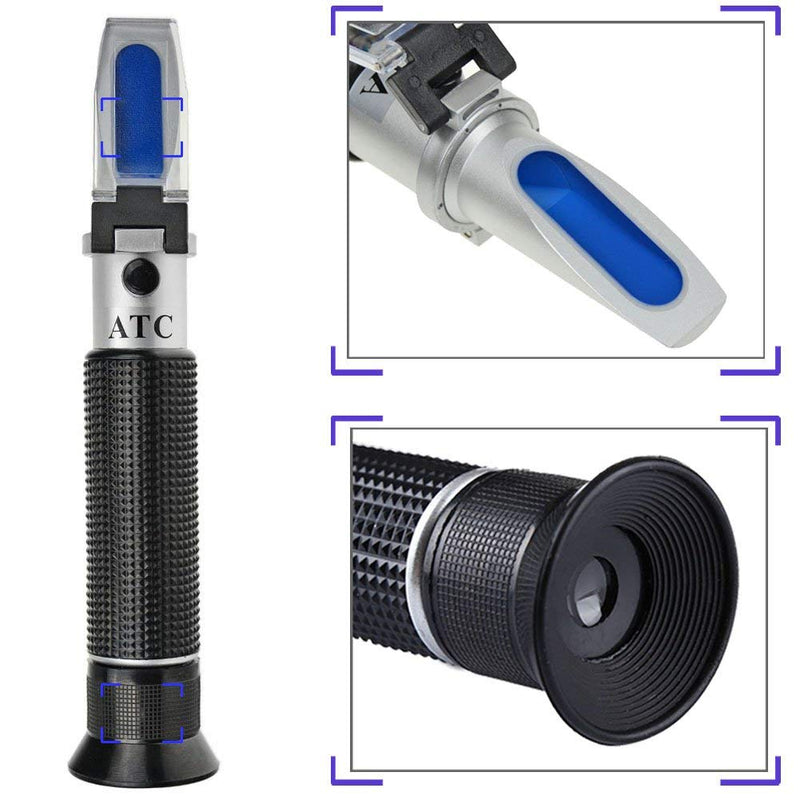 [Australia - AusPower] - Salinity Refractometer for Seawater and Marine Fishkeeping Aquarium 0-100 PPT with Automatic Temperature Compensation 