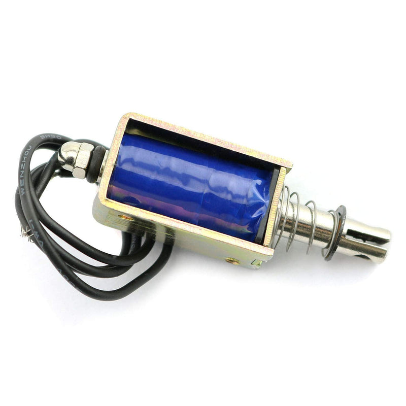 [Australia - AusPower] - RuiLing 1PC JF-0730B 12V 1A 5N Push Pull Type Open Frame Solenoid Electromagnet 