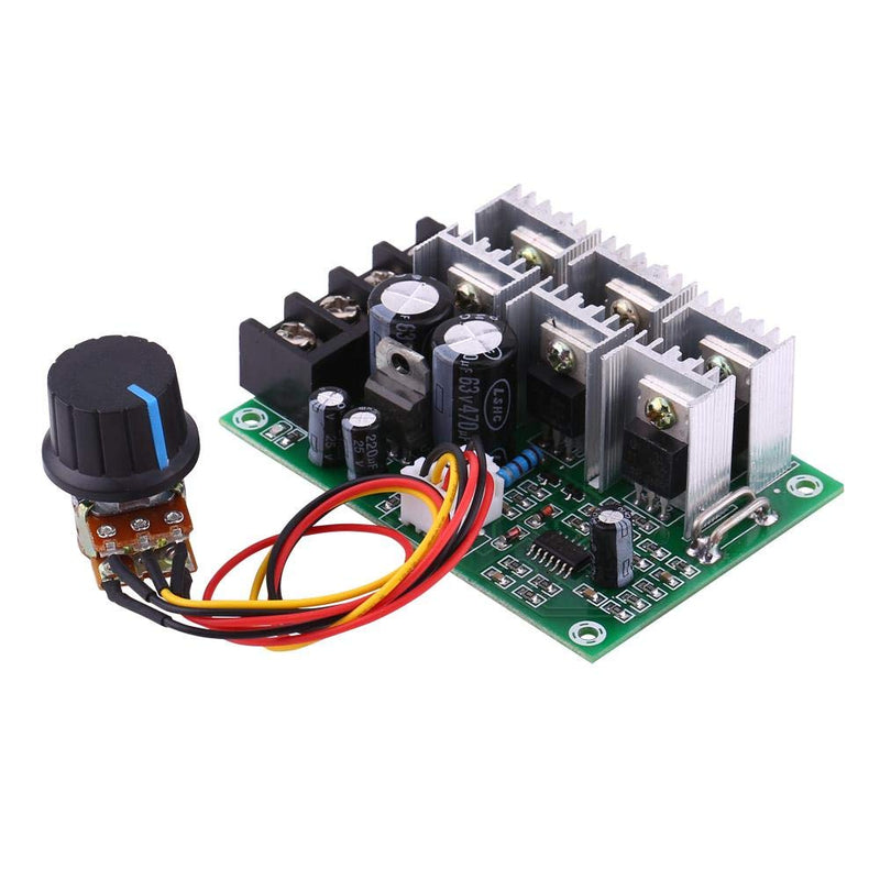 [Australia - AusPower] - DC Motor Speed Controller 12V 36V 48V Slow Start Adjustable Speed Board with Overload Protector Permanent Magnet DC Brushed Motor 