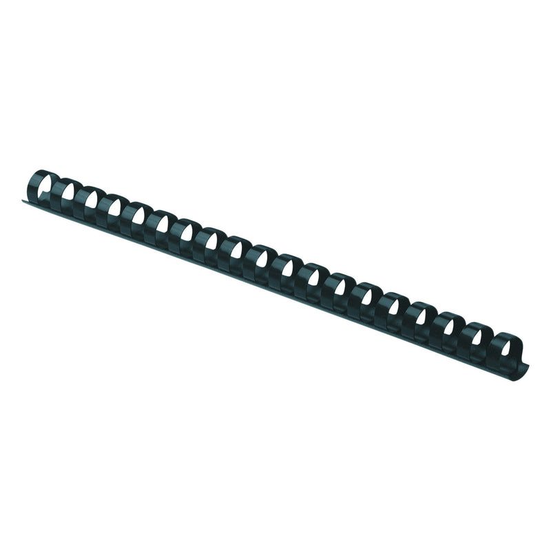 [Australia - AusPower] - Fellowes Plastic Combs - Round Back, 3/8 Inch, 100 pack, Navy (52505) 