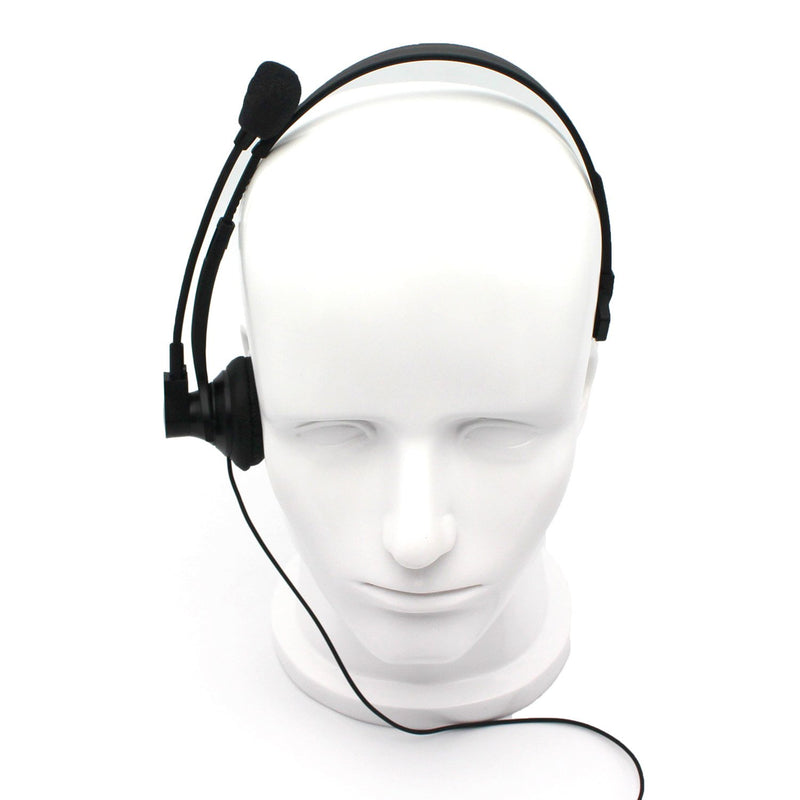 [Australia - AusPower] - Over-Head Earpiece/Headset with Boom Mic &VOX for Midland/Alan GMRS/FRS GXT250 GXT1000VP4 LXT500VP3 LXT380 LXT118 2 Two Way Radios 2-pin Jack 