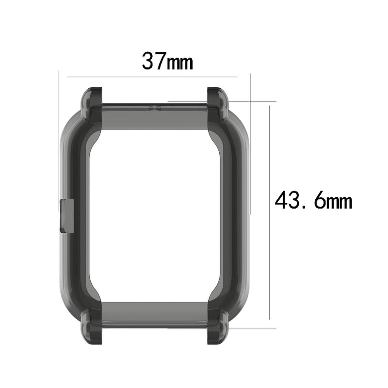 [Australia - AusPower] - EEweca 5-Pack Protector Case for Amazfit Bip Smartwatch Soft TPU Bumper Shell 