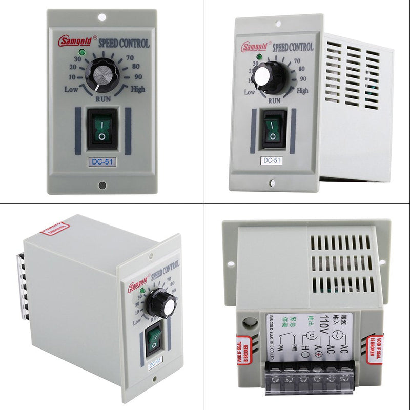 [Australia - AusPower] - AC Variable Speed Controller, Akozon AC 110V 400W Knob Motor Speed Controller DC 24V~90V Output Single Phase Asynchronous Motor Speed Controller 