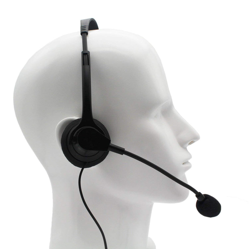 [Australia - AusPower] - GoodQbuy Over-Head Earpiece/Headset with Boom Mic &VOX for Motorola Radios Walkie Talkie RMM2050 GP300 CP200 PR400 CLS1110 2-pin 