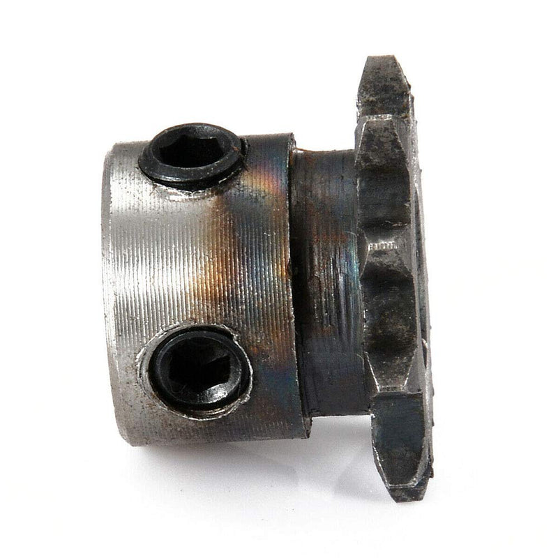 [Australia - AusPower] - Acxico 2Pcs 8mm Bore 10 Teeth 10T Metal Pilot Motor Gear Roller Chain Drive Sprocket 