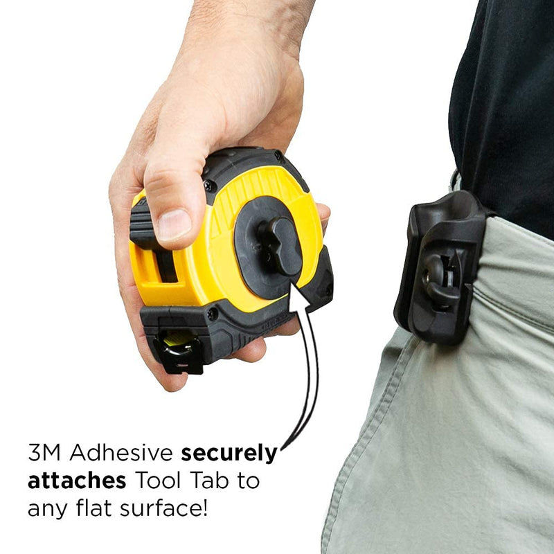 [Australia - AusPower] - Spider Tool Holster - Tape Measure Belt Holster Set - Self Locking, Quick Draw Access to Your Tape Measure, bit Box, and Other Flat surfaced Tools! 