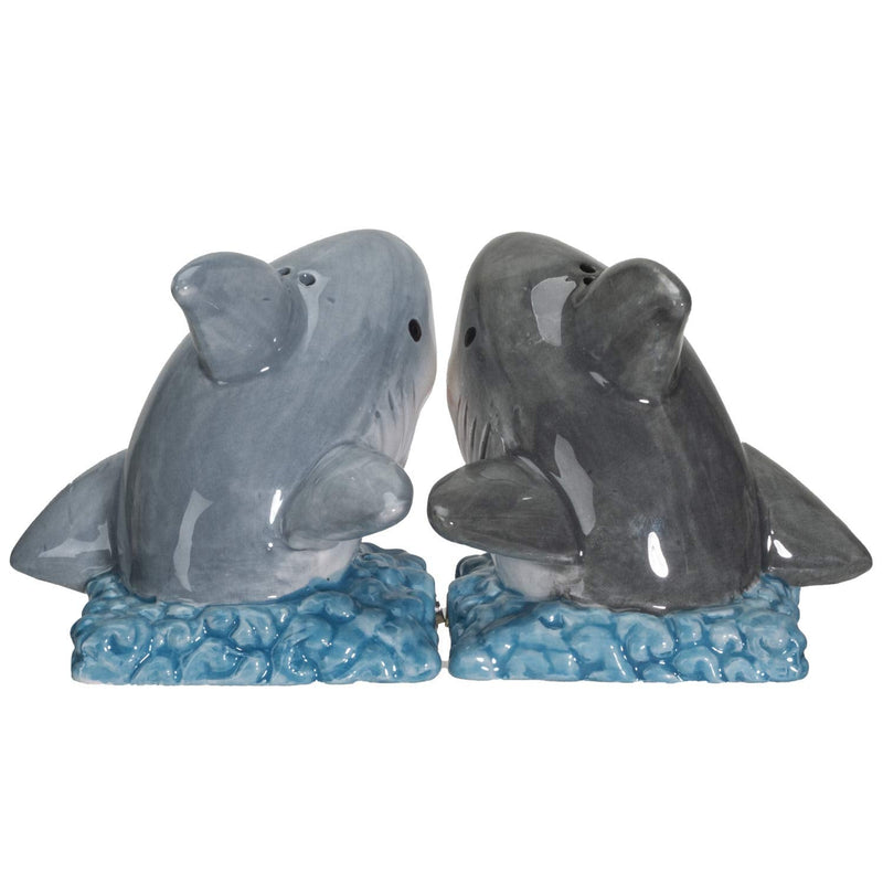 [Australia - AusPower] - Pacific Giftware Sharks on The Sea Ceramic Salt and Pepper Shakers Set 