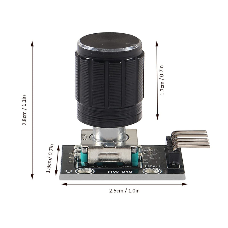 [Australia - AusPower] - Diann 6pcs KY-040 Rotary Encoder Module 360 Degree Rotary Encoder Module with Knob Cap Breadboard Jumper Wires Ribbon Cables Kit 