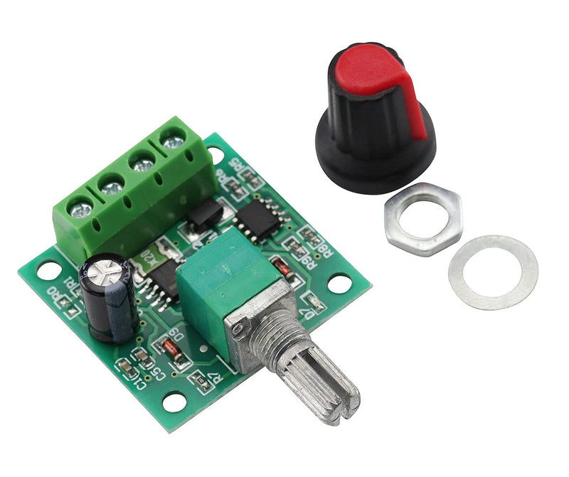 [Australia - AusPower] - VKLSVAN 6PCS DC PWM Motor Speed Controller 1803BK 1803B Adjustable Driver Switch with Speed Control Knob DC 1.8v 3v 5v 6v 12v 2A 30W Low Voltage 