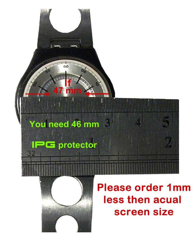 [Australia - AusPower] - IPG Universal Round Watch Screen Protector (2 Units) Bubble Free Anti-Scratch Invisible Protection Good for Smart Watch Too Size Options are Available (34 mm Diameter) 34 mm Diameter 