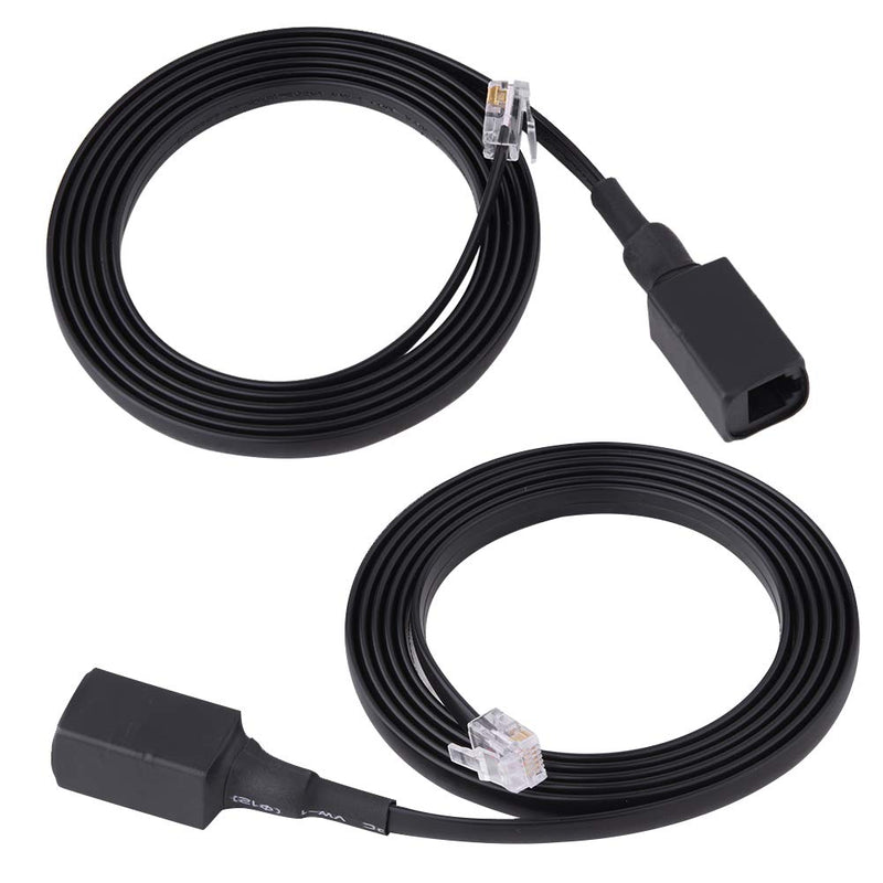 [Australia - AusPower] - 1.5M 6-Pin Removable Separation Handheld Mic Extension Cable Cord for Yaesu Radio Walkie Talkie, 1.5M 6-Pin Removable Separation Handheld Mic Extension Cable Cord for Yaesu Radio Walkie Talkie long ca 