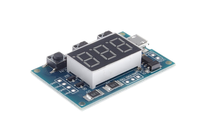 [Australia - AusPower] - KNACRO 2-Channel Independent PWM Generator Adjustable Duty Cycle Pulse Frequency Module Suitable for Serial Communication 