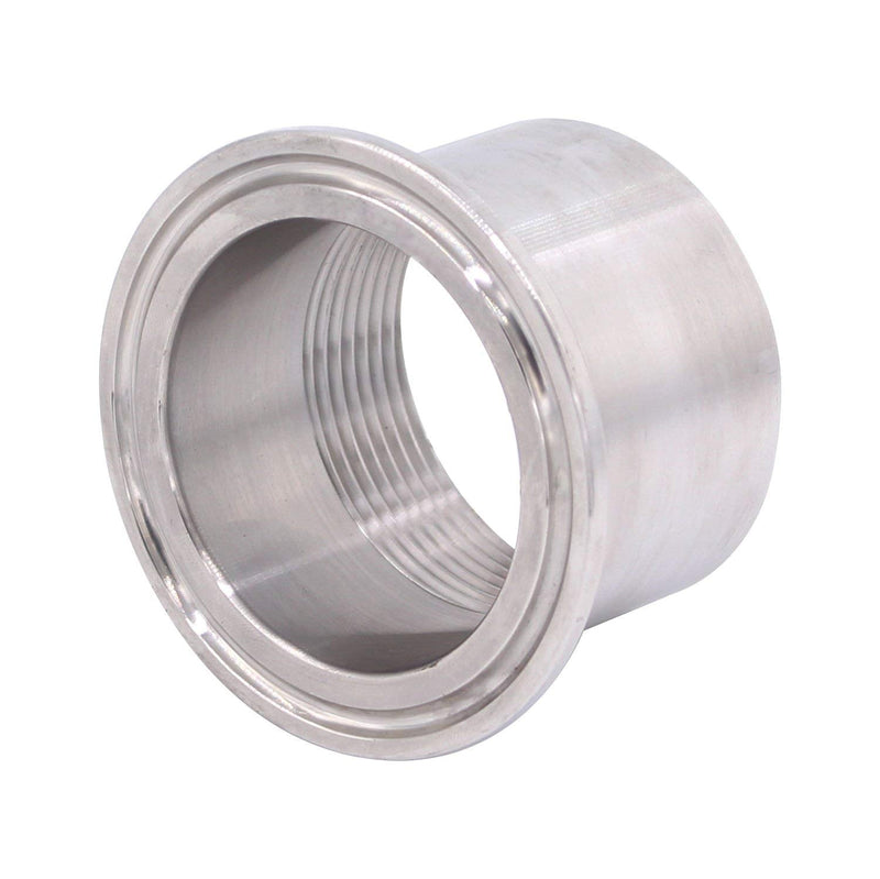 [Australia - AusPower] - DERNORD Sanitary Female Threaded Pipe Fitting to 2 Inch TRI CLAMP OD 64mm Ferrule (Pipe Size: 1-1/2" NPT) Pipe Size: 1-1/2" NPT 