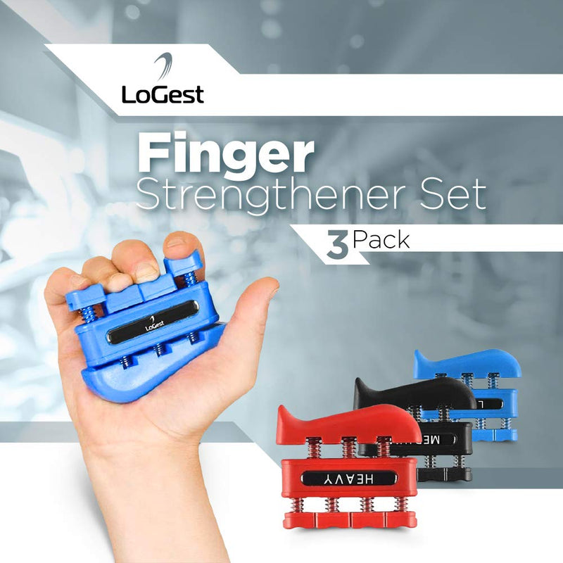 [Australia - AusPower] - Finger Strengthener - Finger Exerciser for Forearm and Hand Strengthener - Hand Grip Workout Equipment for Musician, Rock Climbing and Therapy 