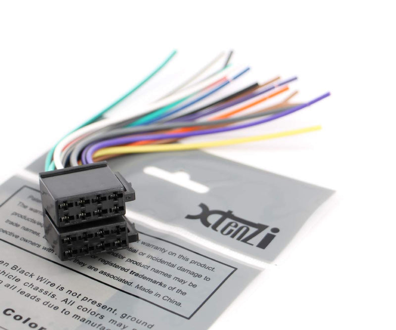 [Australia - AusPower] - Xtenzi Car Stereo Head Unit 16-pin Wire Harness Power Plug Compatible with Boss CD MP3 DVD 