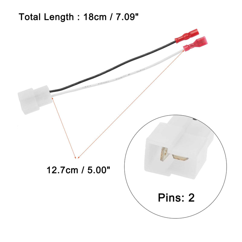 [Australia - AusPower] - X AUTOHAUX 4pcs 72-9300 Car Speaker Connector Harness Adapter for Nissan Sentra 1987-1990 