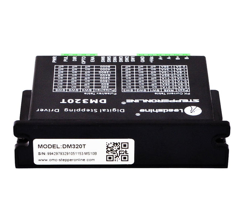 [Australia - AusPower] - STEPPERONLINE Digital Stepper Driver 0.3-2.2A 10-30VDC 1/64 Micro-step Resolutions for Nema 8, 11, 14, 16, 17 Stepper Motor 