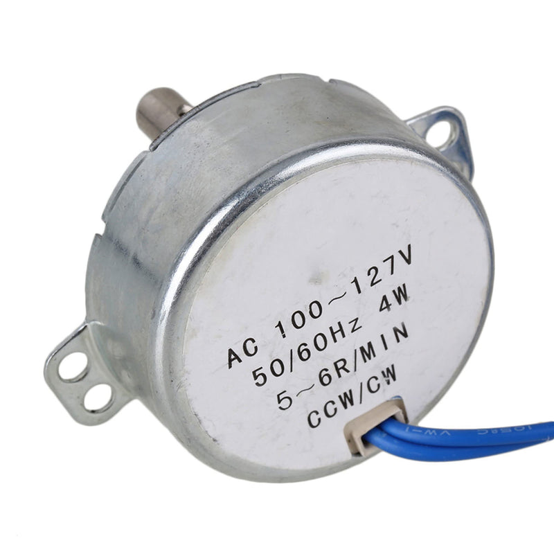 [Australia - AusPower] - CNBTR Synchronous Electric Motor with Dia 7mm Shaft 5-6 RPM AC110V CW/CCW Set of 5 