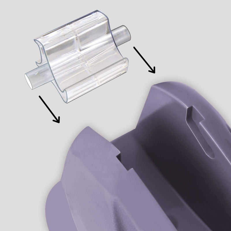[Australia - AusPower] - Acrimet Premium Desktop Tape Dispenser Non-Skid Base (Heavy Duty) (Purple Color) 