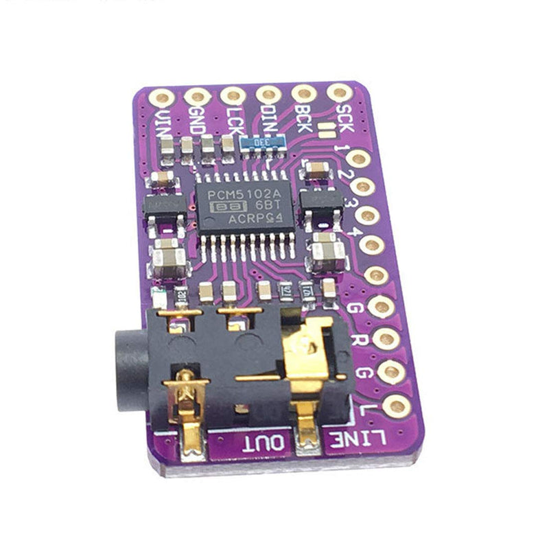 [Australia - AusPower] - HiLetgo PCM5102 I2S IIS Lossless Digital Audio DAC Decoder Module Stereo DAC Digital-to-Analog Converter Voice Module for Arduino Raspberry Pi 